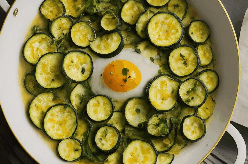Zucchini mit Ei in der Pfanne – Zucchini Ei Pfanne