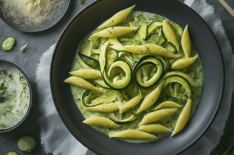 Zucchini mit Nudeln – Nudeln mit Zucchini Kräuter Sauce