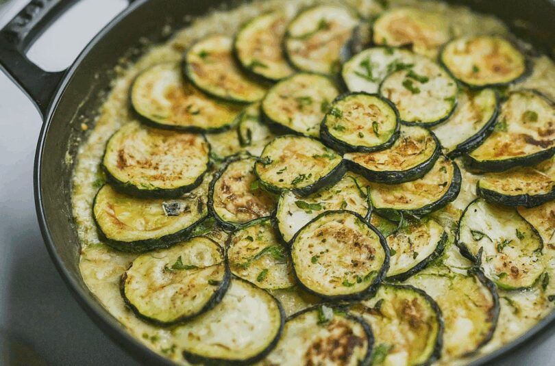 Zucchini Nährwerte – Mediterrane Zucchini Pfanne