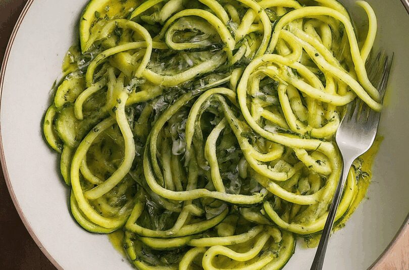 Zucchini Nudeln Aglio e Olio