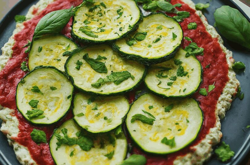 Zucchini Pizza – Low-Carb Genuss