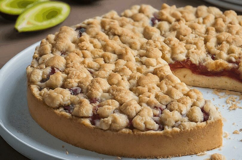 Zwetschgenkuchen Mürbeteig – Omas Streusel Zwetschgenkuchen Mit Mürbeteig