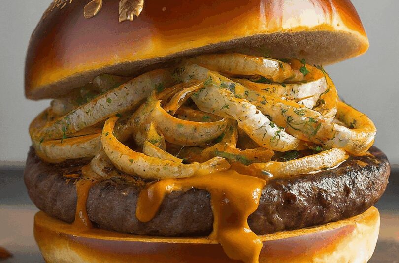 Zwiebeln für Burger – Karamellisierte Zwiebeln für Burger, Schnitzel und vieles mehr