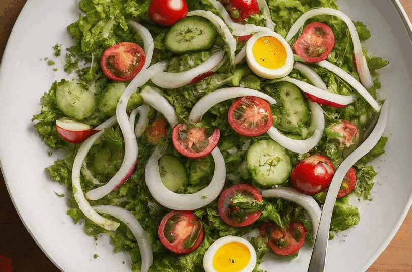 Zwiebelsalat – Klassisch und Knackig